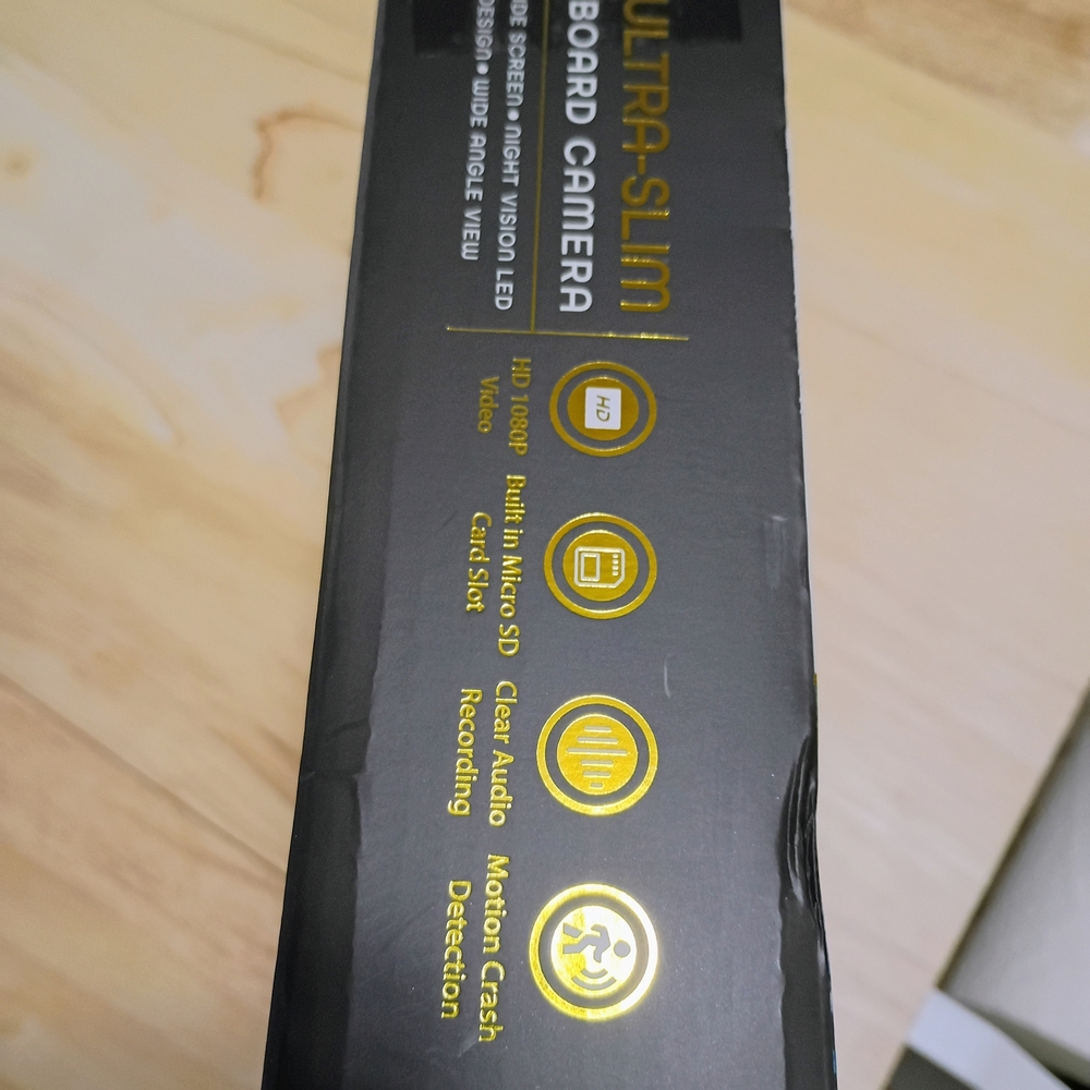 HD Ultra-Slim Dashboard Camera - Black - Picture 7 of 7